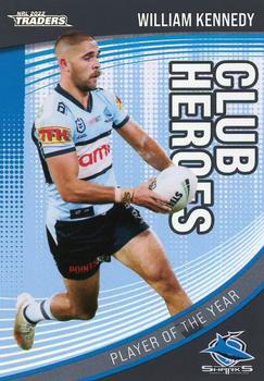 2022 NRL Traders - Club Heroes Parallel #CHP07 William Kennedy Front